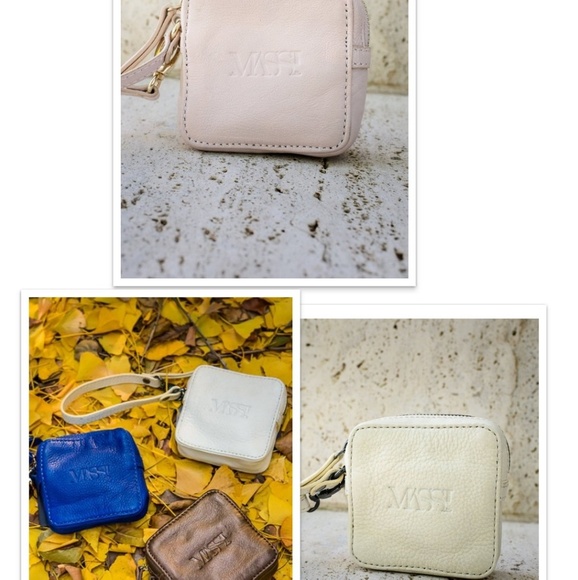 Massi 💖SOFT LEATHER POUCHETTE (ASSORTED COLORS) - Picture 2 of 4